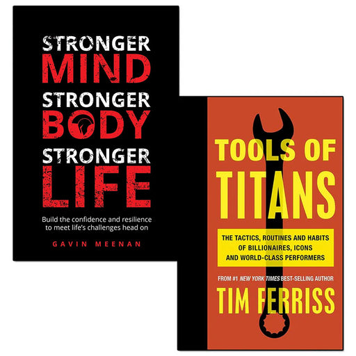 Stronger Mind And Tools Of Titans 2 Books Collection Set - The Book Bundle