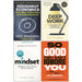 Doughnut Economics, Deep Work, Mindset Dr Carol Dweck, So Good They Can't Ignore You 4 Books Collection Set - The Book Bundle