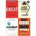 Good To Great [Hardcover], Deep Work, Mindset Dr Carol Dweck, So Good They Can't Ignore You 4 Books Collection Set - The Book Bundle