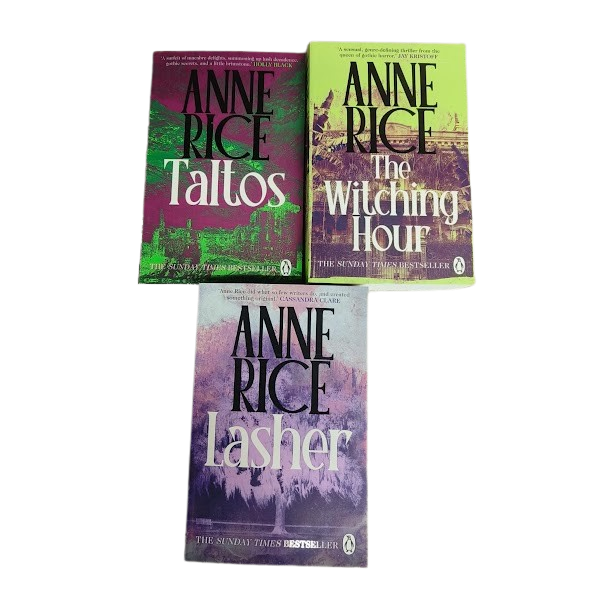 Anne Rice's, Lives of Mayfair Witches, 3 Books: Lasher / Taltos / The Witching Hour - The Book Bundle