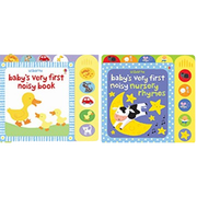 Baby's Very First Noisy Book 4 Books Set (Farm, Nursery Rhymes, First Noisy Book, Things That Go) - The Book Bundle