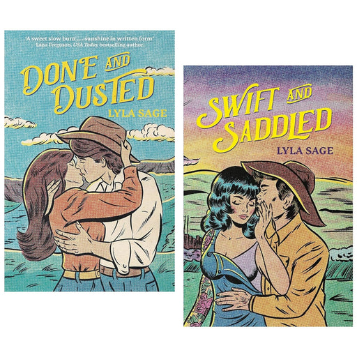 Rebel Blue Ranch Series 2 Books Collection Set by Lyla Sage (Swift and Saddled & Done and Dusted) - The Book Bundle