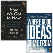 Steven Johnson Collection 2 Books Set (How We Got to Now, Where Good Ideas Come From) - The Book Bundle