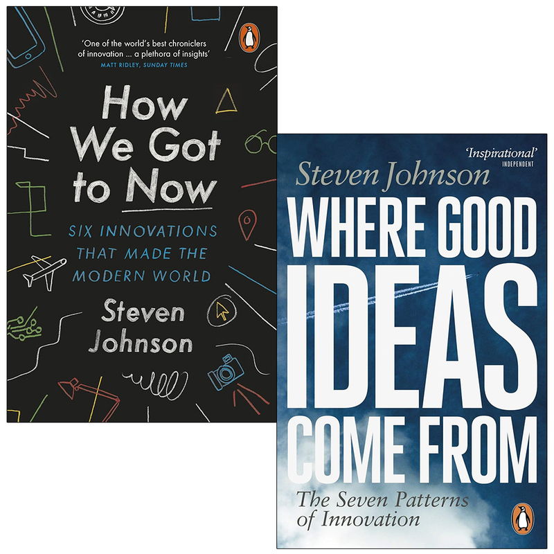 Steven Johnson Collection 2 Books Set (How We Got to Now, Where Good Ideas Come From) - The Book Bundle