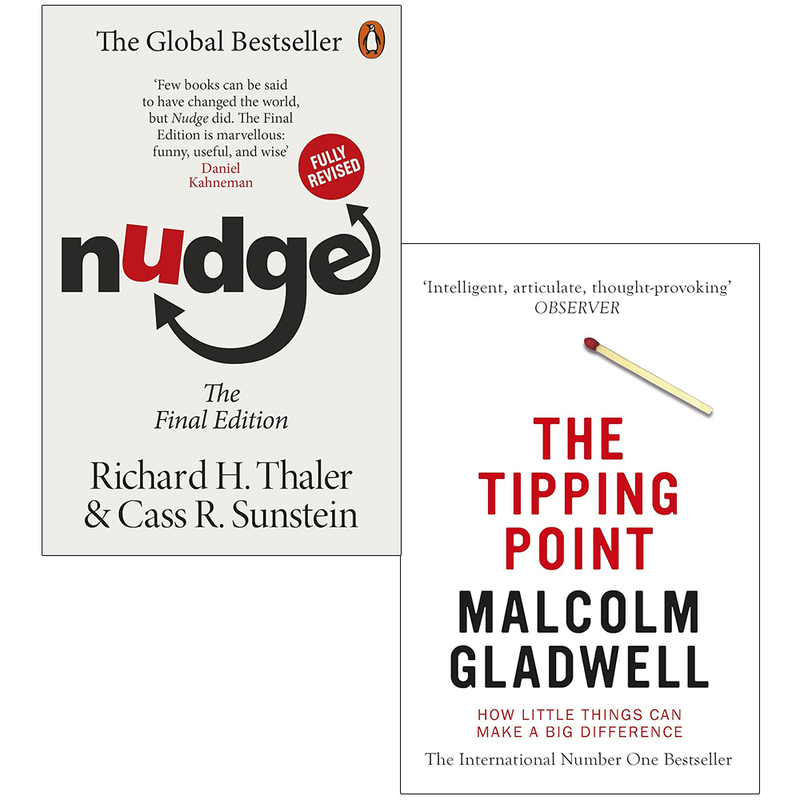 Nudge: Improving Decisions & The Tipping 2 Books Collection Set - The Book Bundle
