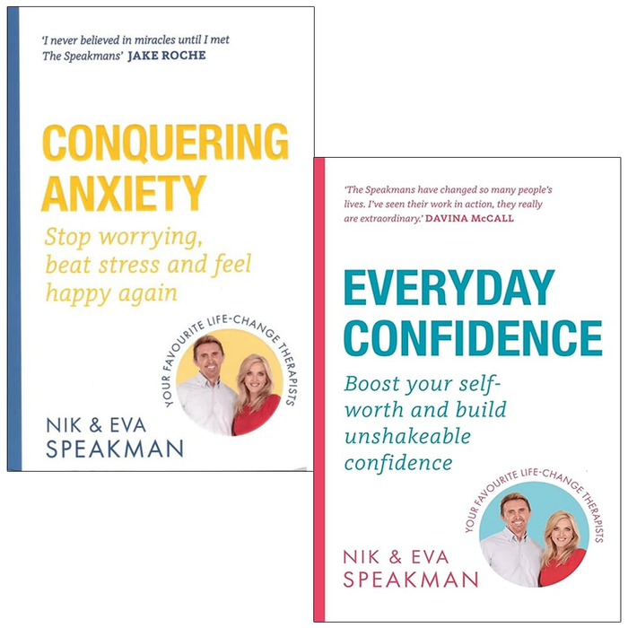 Nik Speakman 2 Books Collection Set (Everyday Confidence, Conquering Anxiety) - The Book Bundle