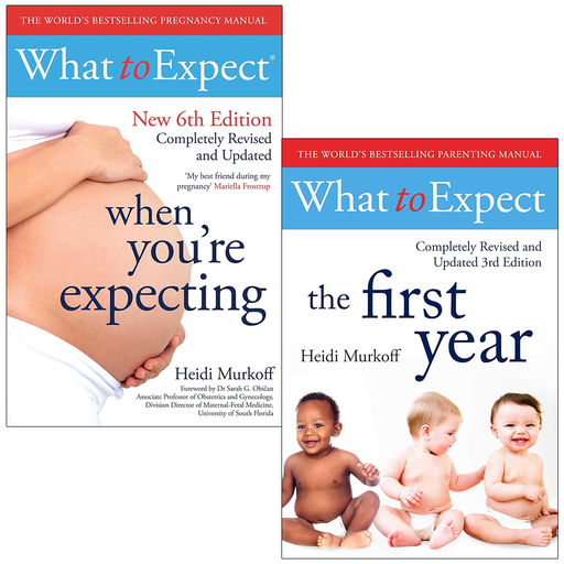 What to Expect 2 Books Collection Set by Heidi Murkoff (What to Expect When You're Expecting ) - The Book Bundle