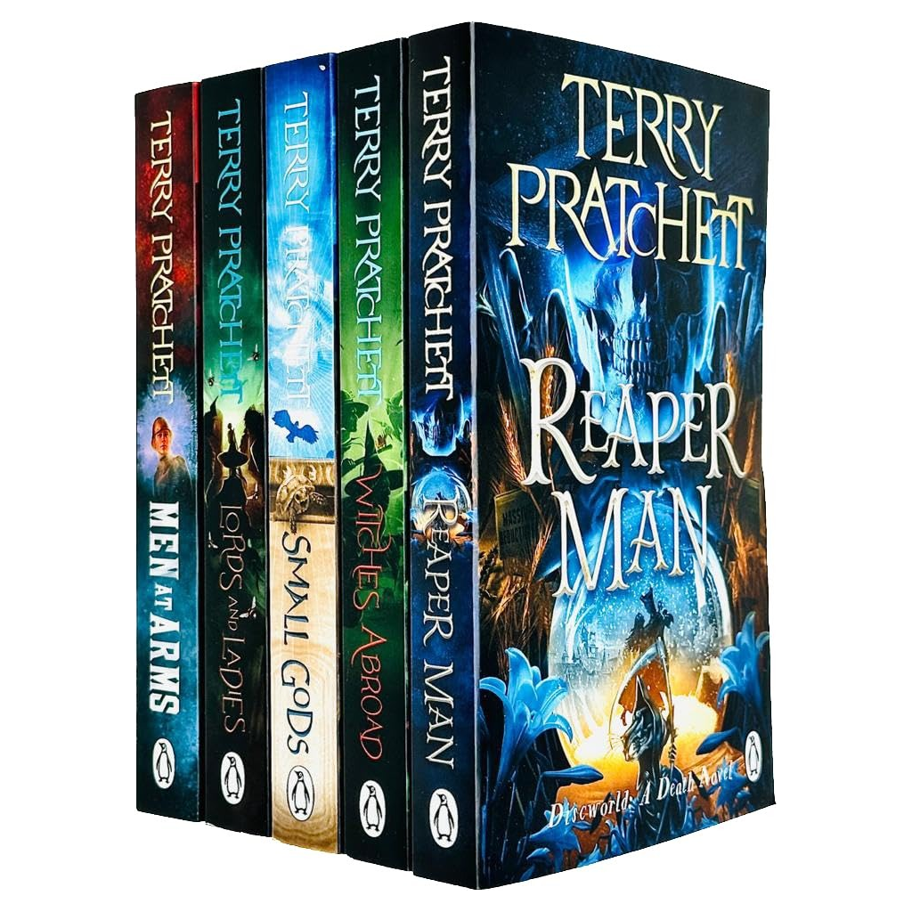 Discworld 5 Book Set Terry Pratchett Paperback Edition UK — The