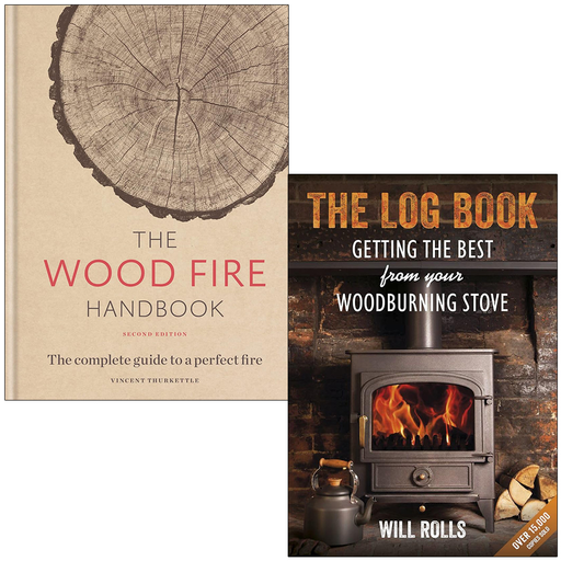 Vincent Thurkettle and Will Rolls Collection 2 Books Set (The Wood Fire Handbook (Hardcover), The Log Book) - The Book Bundle