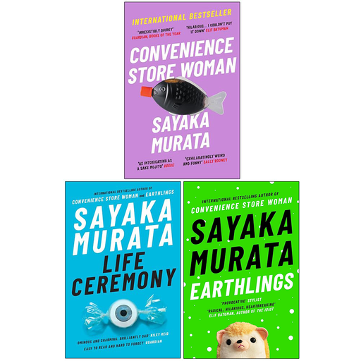 Sayaka Murata Collection 3 Books Set (Convenience Store Woman, Life Ceremony & Earthlings) - The Book Bundle