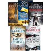 Conqueror 5 books collection set by Conn Iggulden, fiction paperbacks with colorful covers, published by Harper Collins.