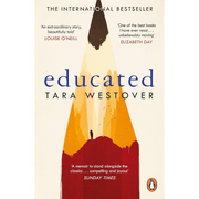 Cover images of the Educated and Normal People books by Tara Westover and Sally Rooney, paperback editions from Faber & Faber.