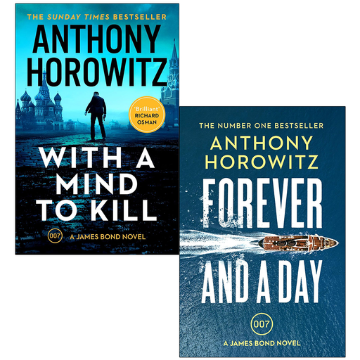 James Bond 007 Series 2 Books Collection Set by Anthony Horowitz (Forever and a Day, With a Mind to Kill) - The Book Bundle