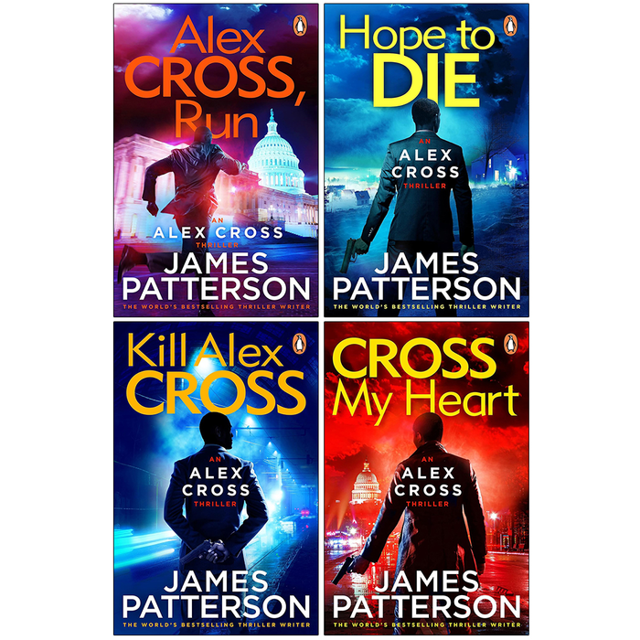 Alex Cross Series 4 Books Collection Set By James Patterson (Kill Alex Cross, Alex Cross, Run, Cross My Heart, Hope to Die) - The Book Bundle