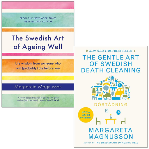 Margareta Magnusson Collection 2 Books Set (The Swedish Art of Ageing Well [Hardcover], Dostadning) - The Book Bundle