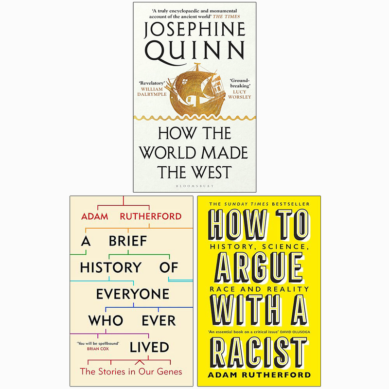 How the World Made West, Brief History of Everyone, How to Argue Racist 3 Books Collection Set - The Book Bundle