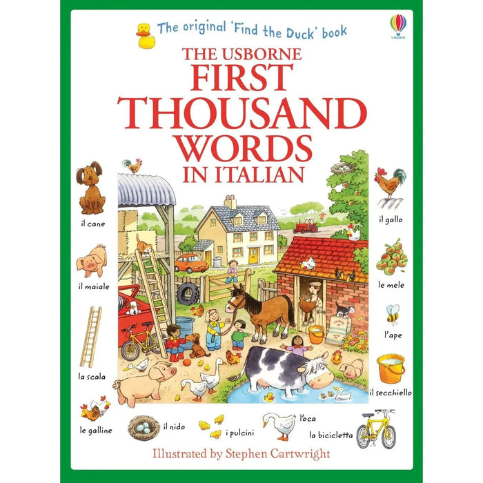 Usborne First Thousand Words Collection 3 Books Set By Heather Amery - The Book Bundle