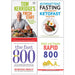 Fresh Start Tom Kerridge [hardcover], Complete Ketofast, The Fast 800 Michael Mosley, Quick and Simple RAPID 800 Cookbook 4 books collection set - The Book Bundle