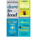 Dare to Lead, How to be a Productivity Ninja, Eat That Frog, The Power of Your Subconscious Mind 4 Books Collection Set - The Book Bundle