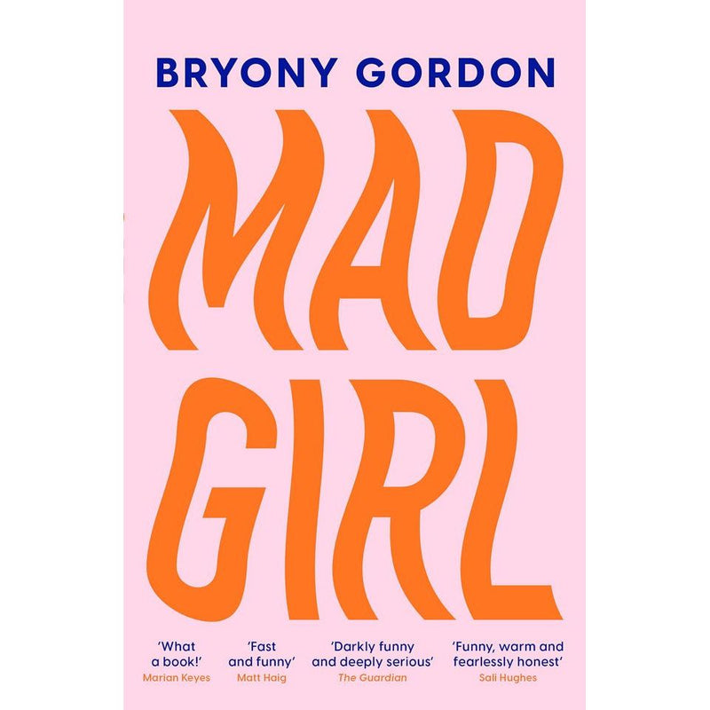 Cover of "Mad Girl" by Bryony Gordon, featuring the book's title and author's name on a colorful, eye-catching background