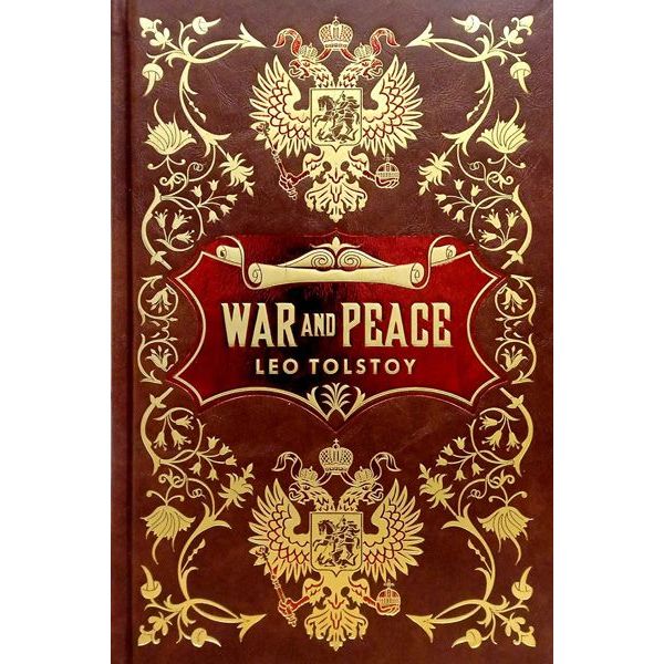 War and Peace Deluxe Leather Bound By Leo Tolstoy - The Book Bundle