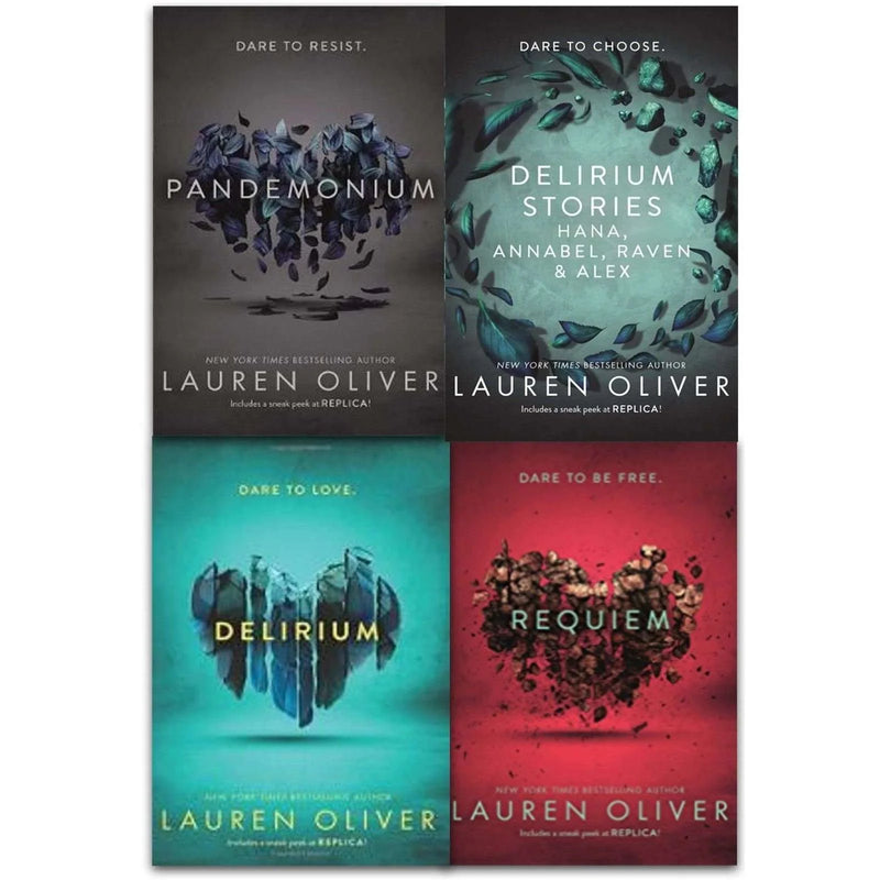 Delirium Series 4 Books Collection Box Set by Lauren Oliver - Fiction - Paperback