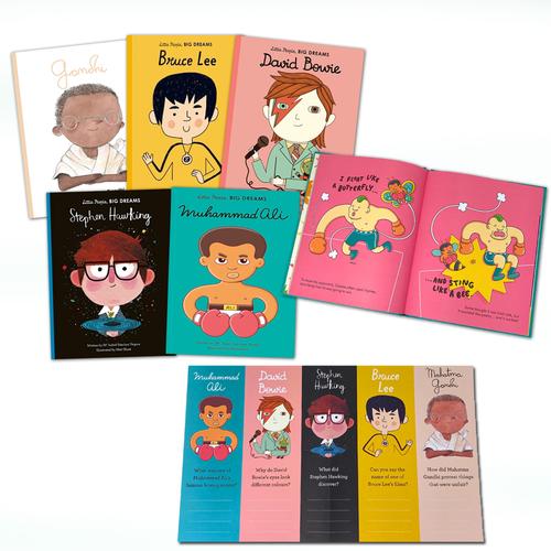 Hardcover Little People, Big Dreams Trailblazing Men book collection by Maria Isabel Sanchez Vegara, featuring Muhammad Ali.
