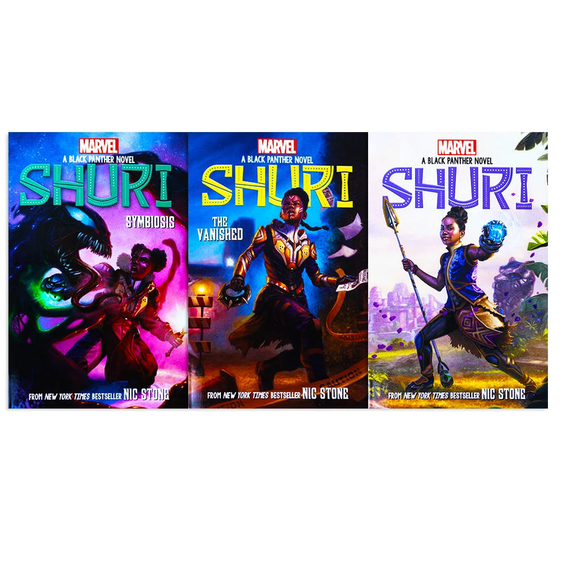 Marvel Black Panther Shuri Series 3 Books Collection Set by Nic Stone