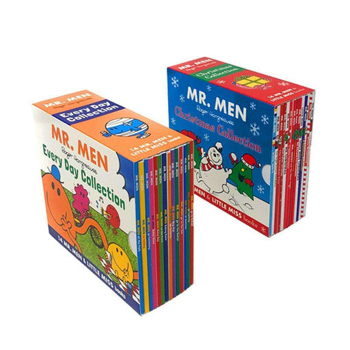 Mr Men and Little Miss Christmas & Mr Men and Little Miss Everyday Collection 28 Books Slipcase Set by Roger Hargreaves - The Book Bundle