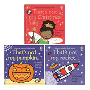 That's not my Series 3 Books Collection Set by Fiona Watt(That's Not My Christmas Fairy, That's Not My Pumpkin & That's Not My Rocket) - The Book Bundle