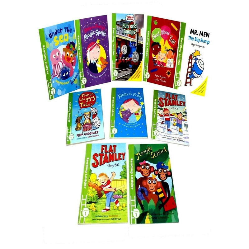 Reading Ladder Read-Along Library 30-book set with Flat Stanley stories, fiction paperback collection from Oxford University Press.