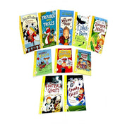 Reading Ladder Read-Along Library 30-book set featuring Flat Stanley stories, paperback fiction books by Oxford University Press.
