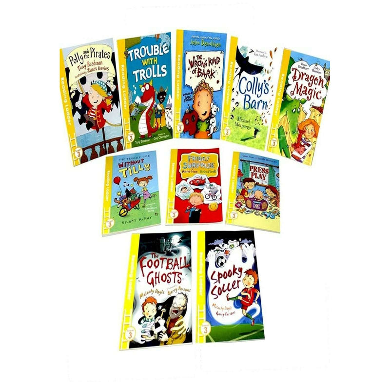 Reading Ladder Read-Along Library 30-book set featuring Flat Stanley stories, paperback fiction books by Oxford University Press.