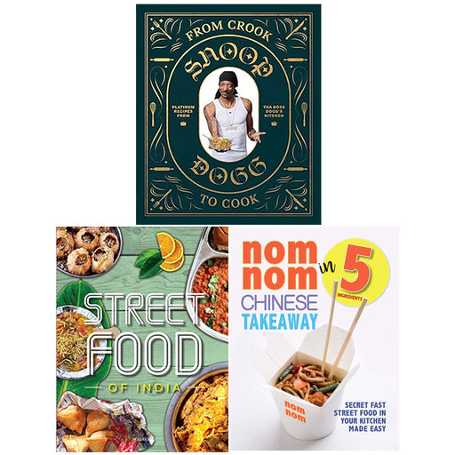 From Crook to Cook[Hardcover], Street Food, Nom Nom Chinese Takeaway In 5 Ingredients 3 Books Collection Set - The Book Bundle