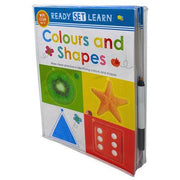 New Ready Set Learn 10 Early Learning Wipe Clean Books Colours Shapes Numbers Phonics Handwriting Counting Ages 3+ - The Book Bundle