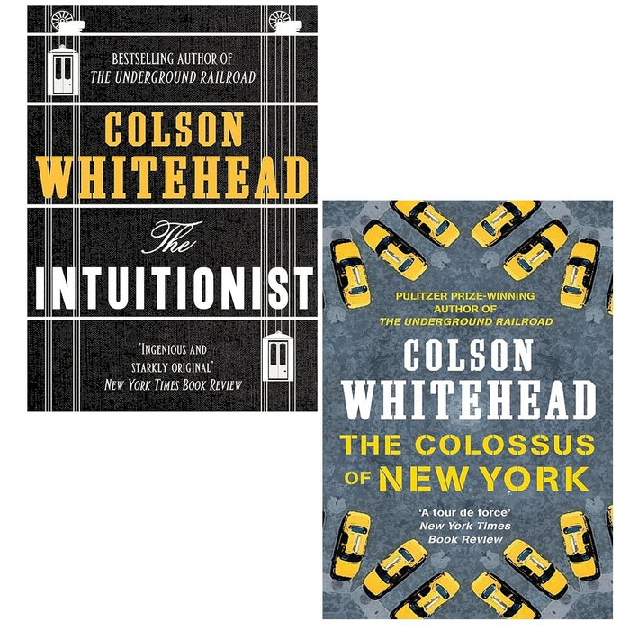 Colson Whitehead 2 Books Collection Set (Intuitionist, Colossus of New York) - The Book Bundle