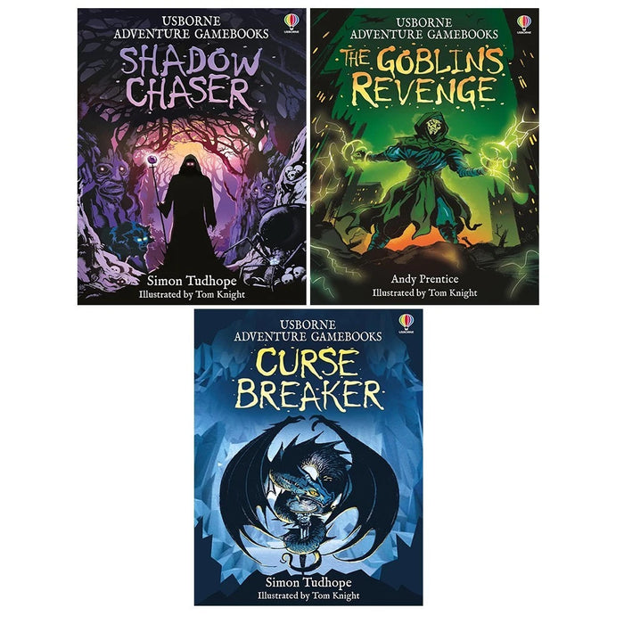 MISSING-Adventure Gamebooks 3 Books  Set (Shadow Chaser, Curse Breaker, The Goblin's Revenge)ORDER- League of Thieves - The Book Bundle