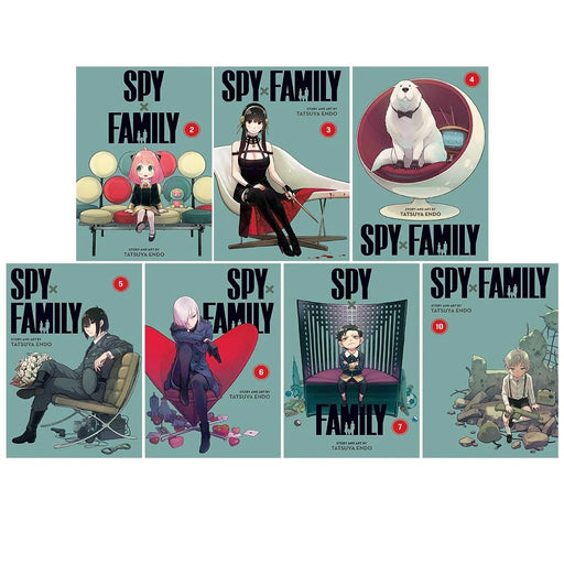 MISSING-Spy x Family 7 Books Set by Tatsuya Endo (Volume 2-3-4-5-6-7 -10)ORDER-VOL-1-8-9 - The Book Bundle