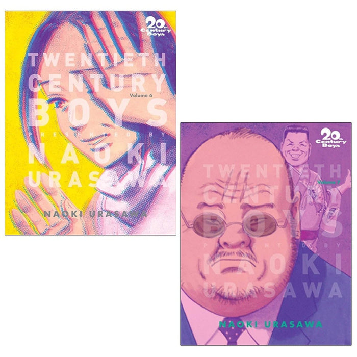 20th Century Boys Perfect Edition 2 Books  Colllection Set by Naoki Urasawa (Vol. 6-7)