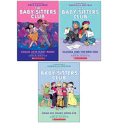 Babysitters Club Graphix 3 Books Collection Set: Full-Color Edition by  Ann M. Martin(Logan Likes Mary Anne!,Claudia and the New Girl,Good-bye Stacey, Good-bye) - The Book Bundle