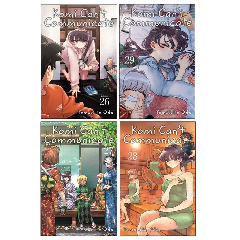 Komi Can't Communicate 4 Books Collection Set by Tomohito Oda(Vol 26-29) - The Book Bundle
