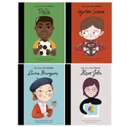 Little People, Big Dreams 4 Books Set Maria Isabel Sanchez Vegara( Pele (46), Steve Jobs (48),Louise Bourgeois (49),Ayrton Senna (50)) - The Book Bundle