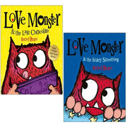Love monster Series 2 Books Set by Rachel Bright (Scary Something,Last Chocolate) - The Book Bundle