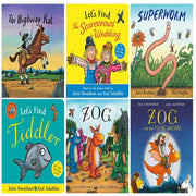 Julia Donaldson Gift Edition 6 Books Collection Set (Zog, Superworm ,Tiddler ,The Highway Rat ,Zog and the Flying Doctors, Scarecrows Wedding) - The Book Bundle