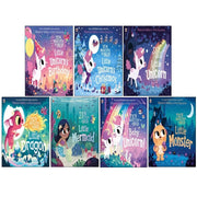 Ladybird Ten Minutes to Bed Series 7 Books collection by Rhiannon Fielding, featuring Little Unicorn, Little Dragon, Mermaid, and Monster stories.