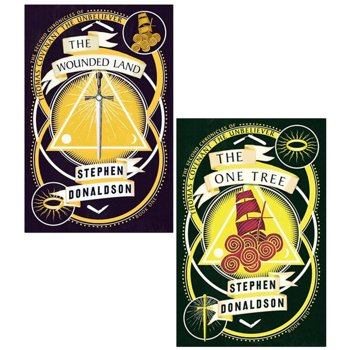 Stephen Donaldson 2 Books Collection Set (The Wounded Land & The One Tree)