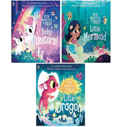 Ten Minutes to Bed Series 3 Books Collection Set by Rhiannon Fielding(Little Dragon, Little Mermaid, Baby Unicorn) - The Book Bundle