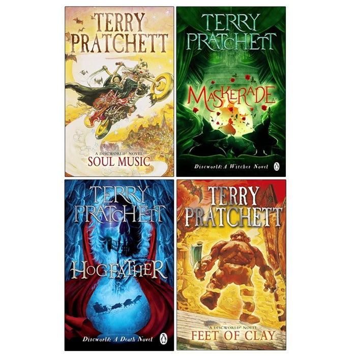 Terry Pratchett Discworld Novel Series 4 : 4 Books Collection Set