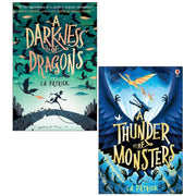 Songs of Magic 2 Books Collection by S.A Patrick, featuring Darkness of Dragons and Thunder of Monsters, published by Usborne.
