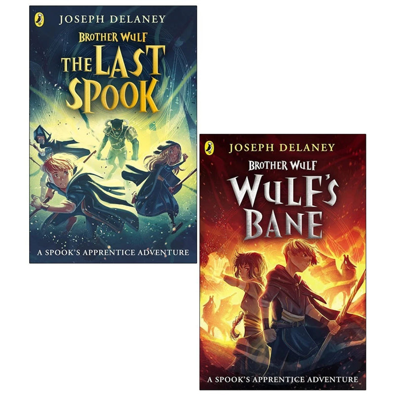 Spook's Apprentice Brother Wulf 2 Books Collection Set by Joseph Delaney(Brother Wulf: The Last Spook Brother Wulf & Wulf's Bane) - The Book Bundle